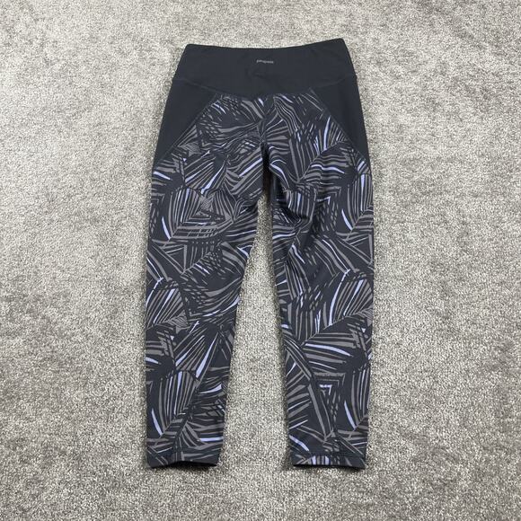 Patagonia Leggings Womens Small Centered Crops Performance Compression Wicking - Picture 7 of 12